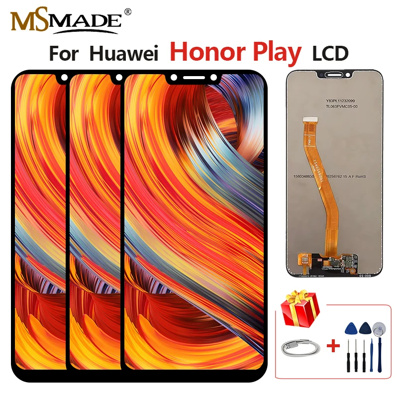 Оригинальный ЖК дисплей для huawei Honor Play COR L29 AL00 TL10 Сенсорный экран Дисплей планшета