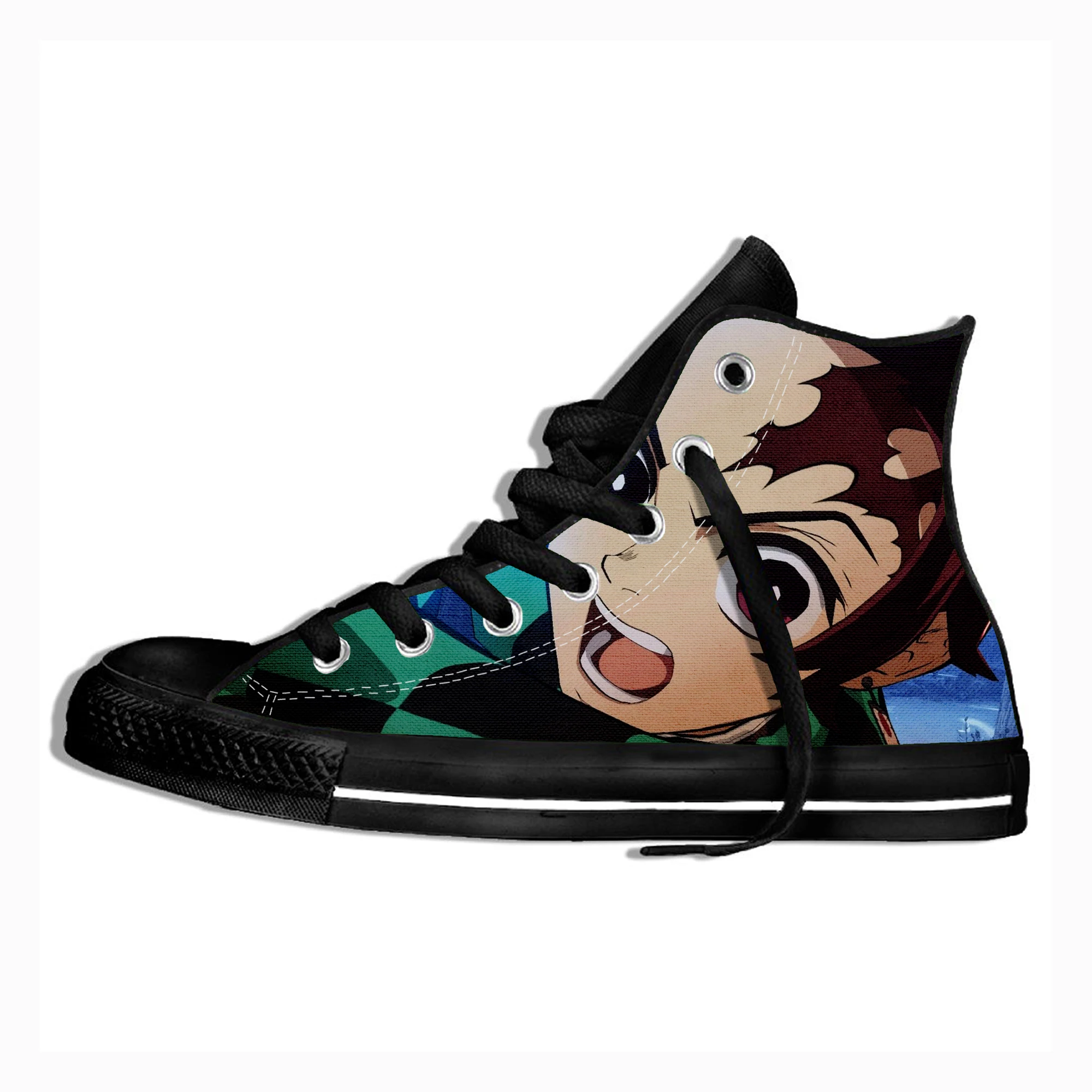 

Kamado Tanjirou Fashion Vulcanized Shoes Men Women Sneakers New Retro Canvas Shoes Men Women Flat Fashion Comfort Shoes