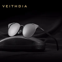 veithdia brand sunglasses retro aluminum outdoor sports driving polarized lens vintage eyewear sun glasses for men women vt6109