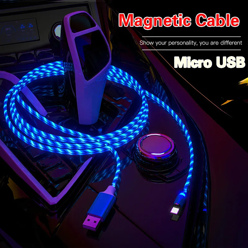 Магнитный кабель Micro USB А магнитное зарядное устройство микро для телефонов на