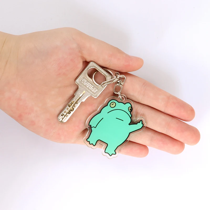 Брелок для ключей с зелеными грибами собаками и животными | Украшения аксессуары