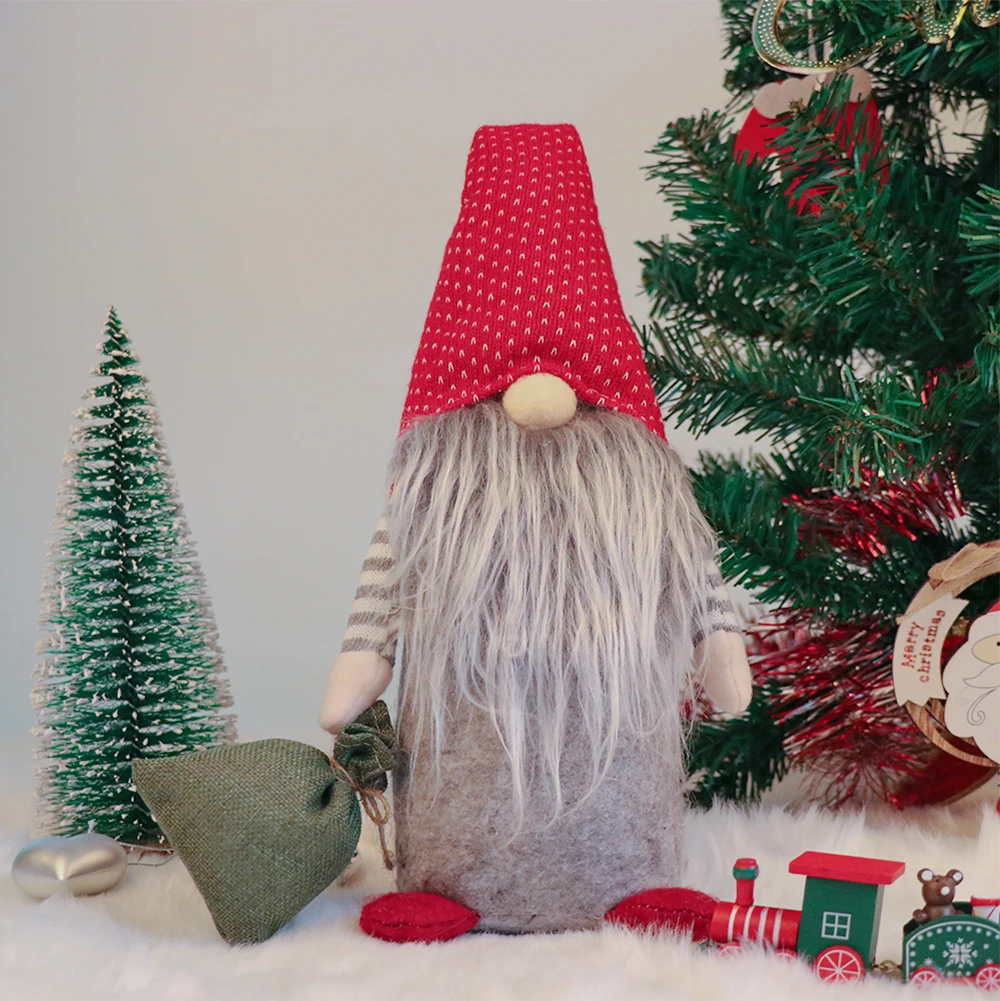 OHEART большой Рождественский гном шведский Tomte Gonme мягкая игрушка кукла эльф