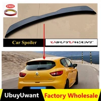 ubuyuwant rear roof lip spoiler for renault clio 4 iv hatchback spoiler 2012 2019 spoiler abs universal car tail wing decoration