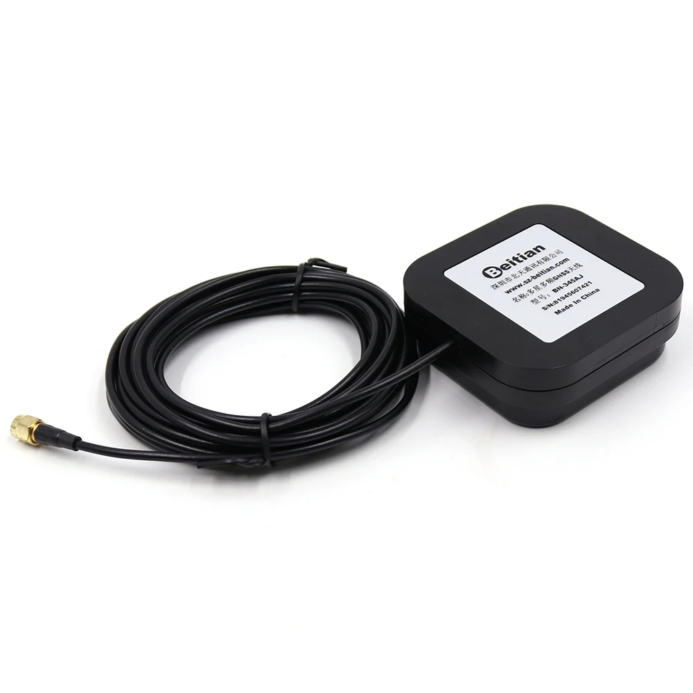Новая высокоточная gps GNSS антенна, RTK gps антенна, 3,0 V-18,0 V, магнитное дно, 5,0 m RG174, SMA разъем, IP67 водонепроницаемый, BN-345AJ