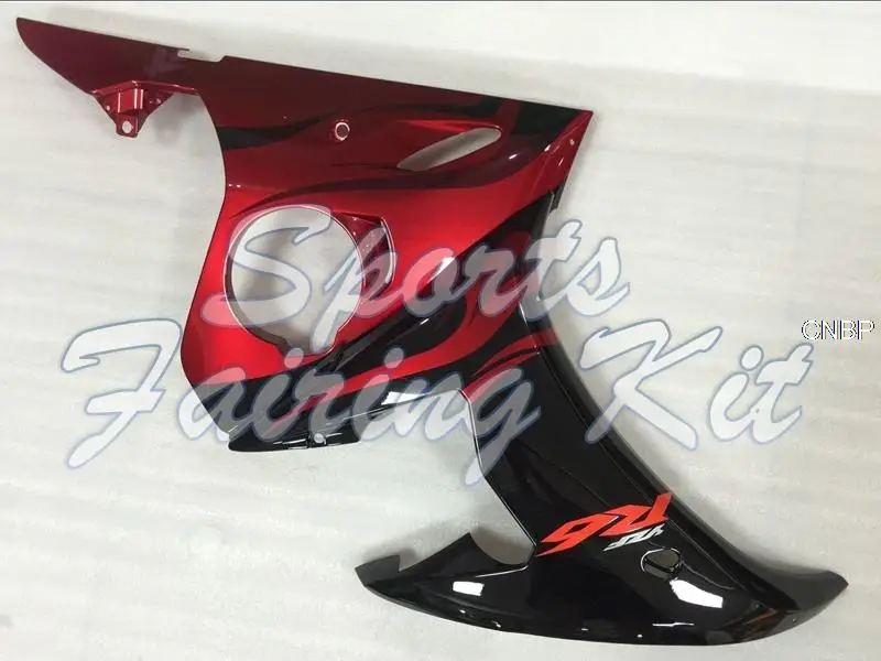 Кузов для YZF R6 2003 - 2005 черно-красный обтекатель 2004 комплекты кузова 03 05 | Автомобили