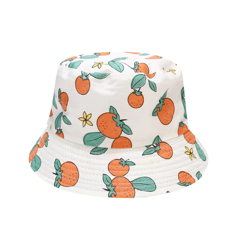 

Sparsil Baby Summer Cartoon Bucket Hat UV Protection Panama Caps Child Spring Boy Girl Cotton Hats Year 2-4
