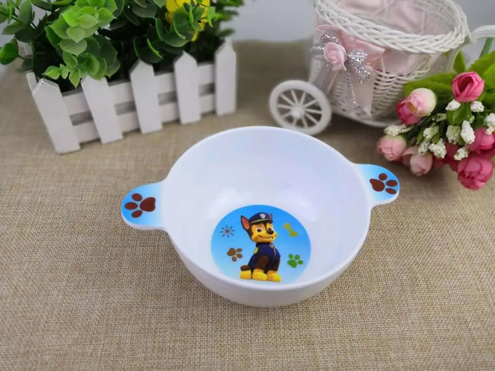 Paw Patrol детские ложки тарелка мультяшная фигурка собачий патруль команда посуда