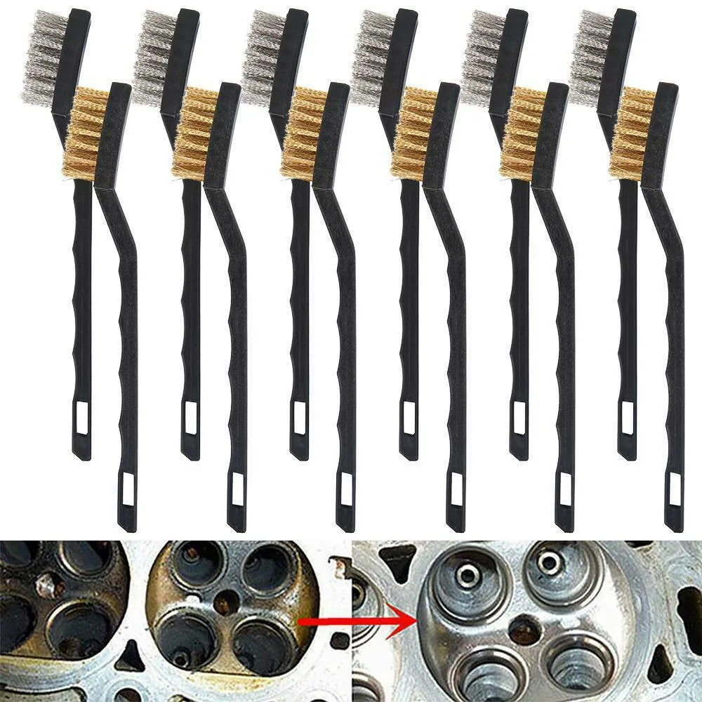 

Brass Wire Brushes Brushes Nylon Parts Remover Replacement Replaces Rust Paint Set