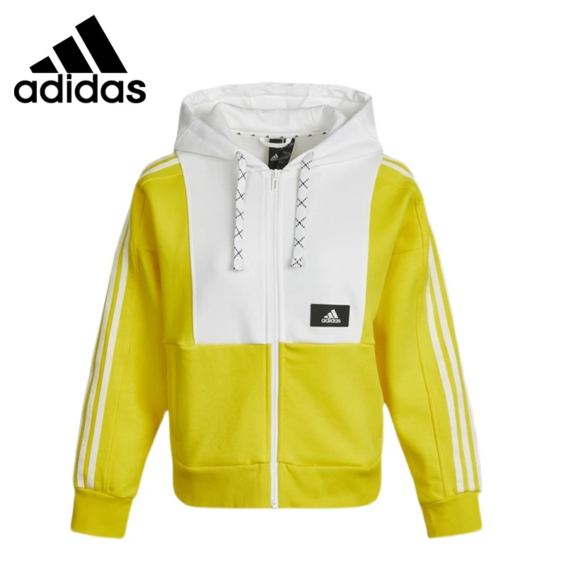 

Оригинальное новое поступление, женская трикотажная куртка Adidas STR JKT, спортивная одежда с капюшоном