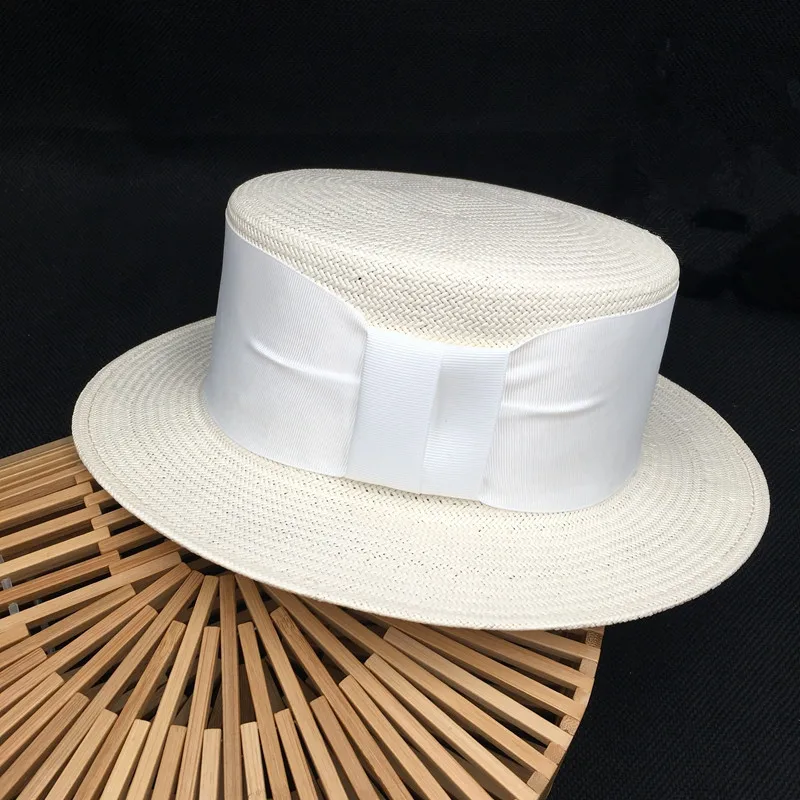 

Summer web celebrity with the model of flat-topped hat female celebrities elegant temperament homburg three grass breathab
