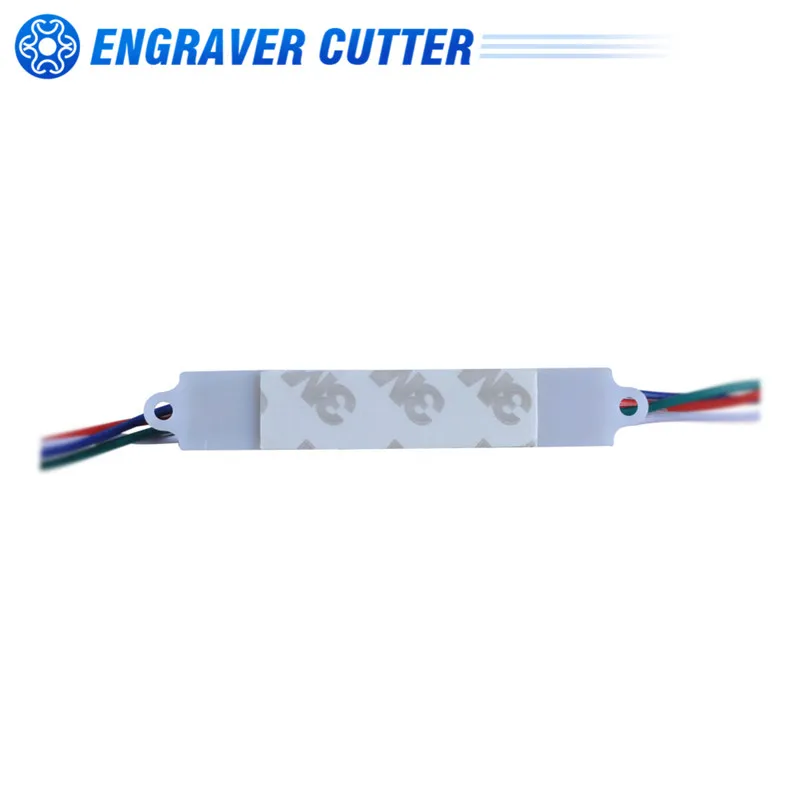 100 шт. SMD 5050 водонепроницаемый светодиодный модуль (3 светодиода RGB свет 0 72 Вт L74 x W12