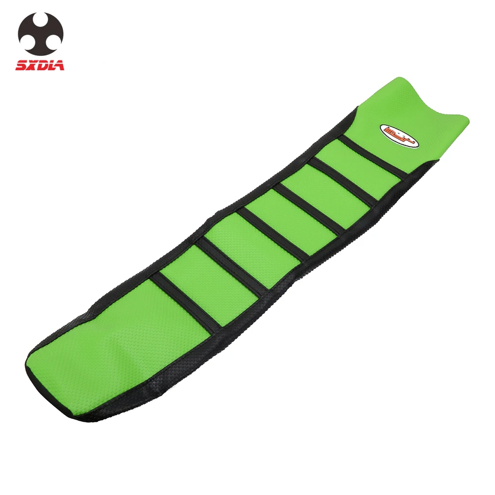 

Motorcycle Green Ribbed Rubber Soft Seat Cover For Kawasaki KLX 450R 2008-2012 2009 2010 2011 Off Road Motorbike