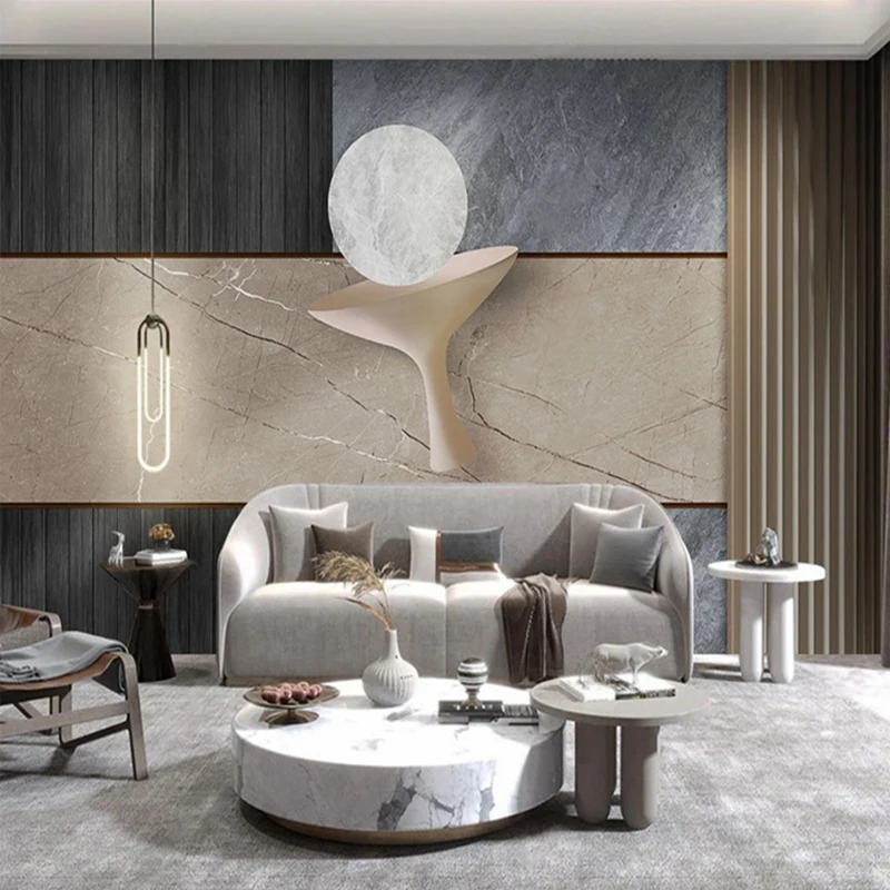 

Custom 3D Murals Modern Luxury Style Stereoscopic Geometric Pattern Embossed Photo Bedroom Living Room Sofa Background Wallpaper