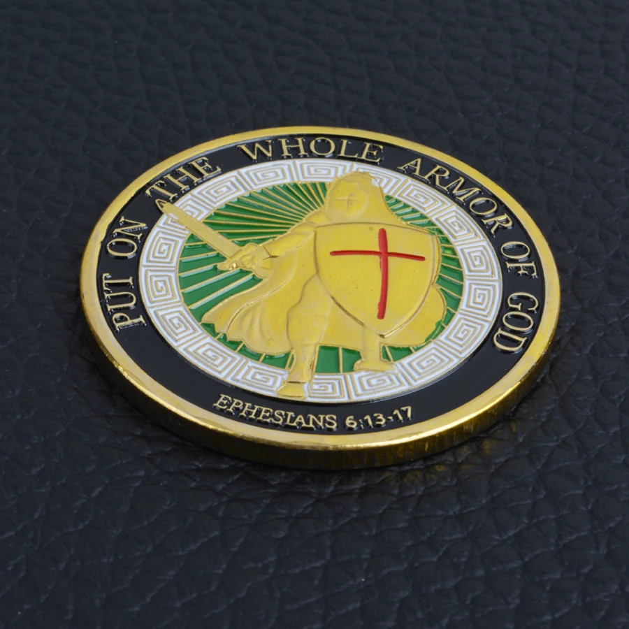 Наденьте всю броню Божию памятную коллекцию монет Подарочные монеты | Дом и сад