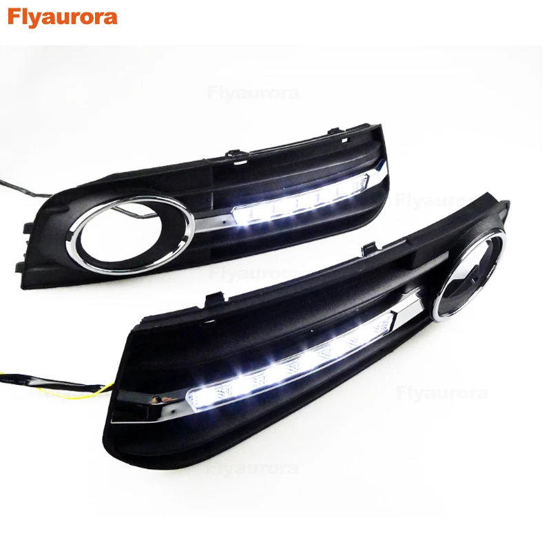 2 шт. противотуманных фар модификации DRL Бампер дневные ходовые огни светильник с