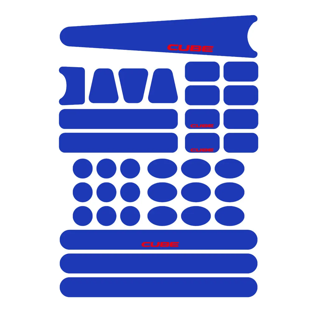 Комплект защиты рамы велосипедной наклейки. Для горного велосипеда cube и