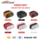 EML327 OBD2 Wifi V 1,5 автоматический диагностический сканер ODB 2 Автосканер Konnwei KW903 ELM 327 Wi-Fi OBD2 Bluetooth адаптер для Iphone