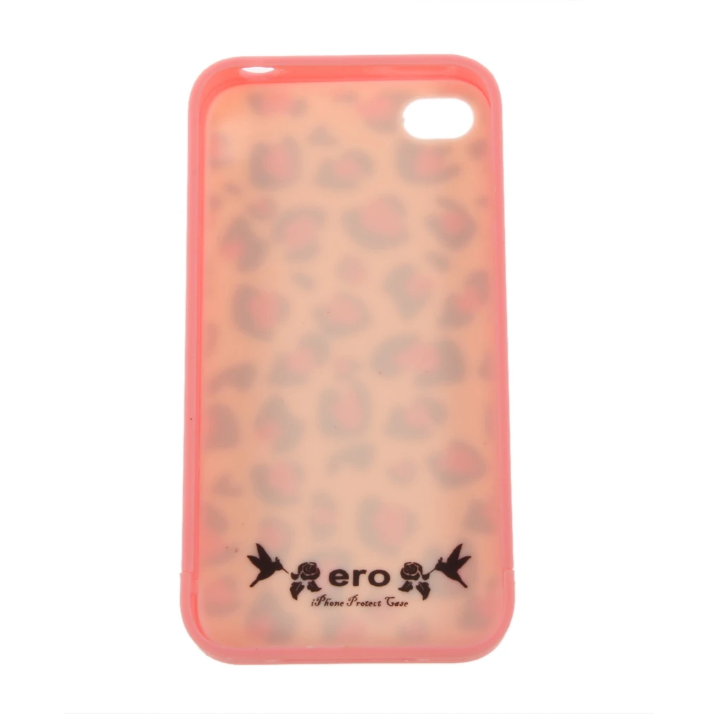 Хит милый розовый Леопардовый в горошек Жесткий Чехол защитный чехол для iPhone 4 4S |