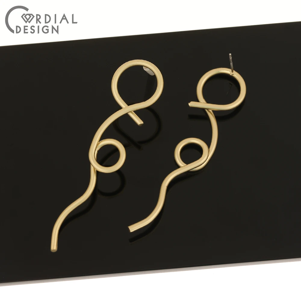 

Cordial Design 50Pcs 16*67MM Jewelry Accessories/Hand Made/Twist Shape/DIY Making/Jewelry Findings & Components/Earrings Stud