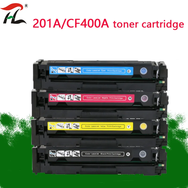 Совместимый цветной картридж с тонером CF400A CF401A 402 403A 201A для hp HP Color LaserJet Pro M252dn M252n MFP