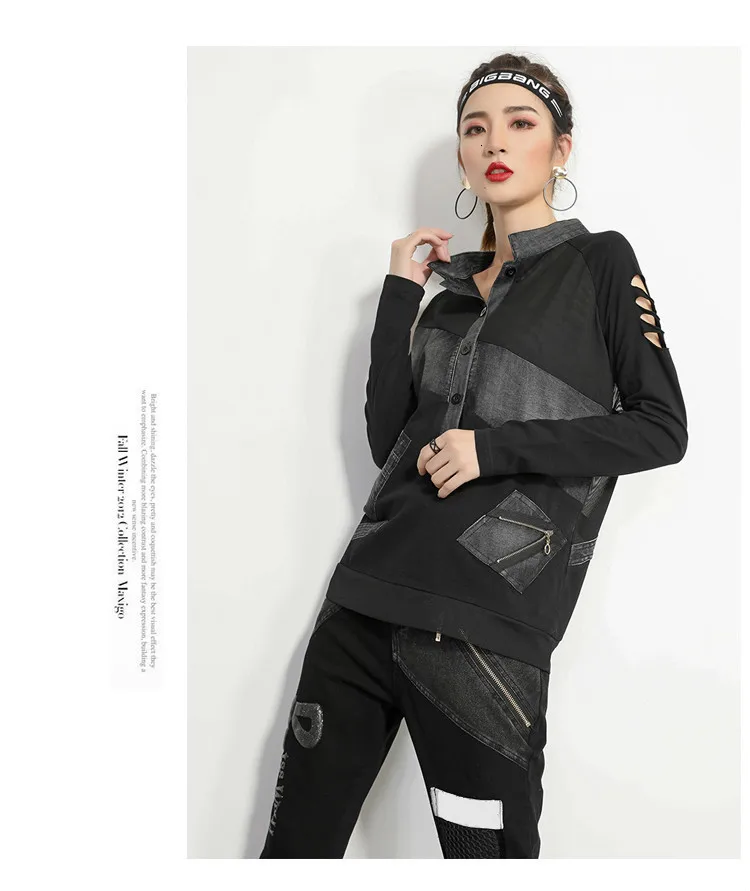 Max LuLu, роскошный корейский стиль, женские сексуальные кружевные топы, футболки, женские джинсовые футболки, винтажные Camiseta Mujer, Женская Панк футболка BTS