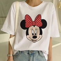 women t shirts fashion minnie mouse print short sleeve summer t shirt female tops woman casual tshirt
