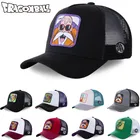 Бейсболка для мужчин и женщин, хлопок, Кепка из сетчатой ткани с принтом Драконий жемчуг Z, в стиле хип-хоп, для отца, все виды