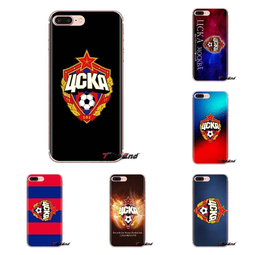 Силиконовый чехол сумка ЦСКА МОСКВА основной логотип России для LG Spirit Motorola Moto X4 E4