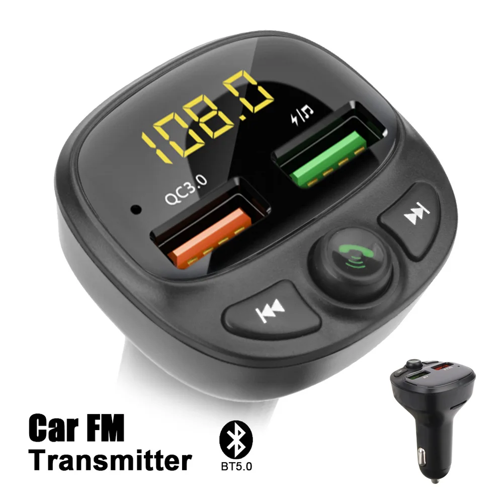 

12/24V Bluetooth Car Audio Radio Switch MP3 FM Transmitter Control USB Chargers 3.0 Off Road 4x4 Caravan Automobile Accessories