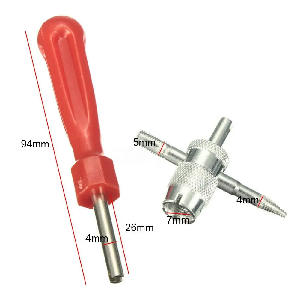 

Car Motorcycle Tire Valve Stem Puller Installer Metal Practical Repair Tool Set