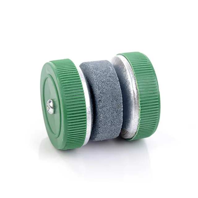 Sharpener Stone ONEUP Мини точилка для ножей с керамическим стержнем Двухступенчатая Вольфрамовая портативная точилка для точильного камня с бабочкой точильные ножи камень - Цвет: Sharpener Stone