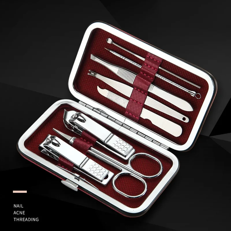 Набор зажимов для ногтей маникюрные ножницы из нержавеющей стали 8 шт. кусачки