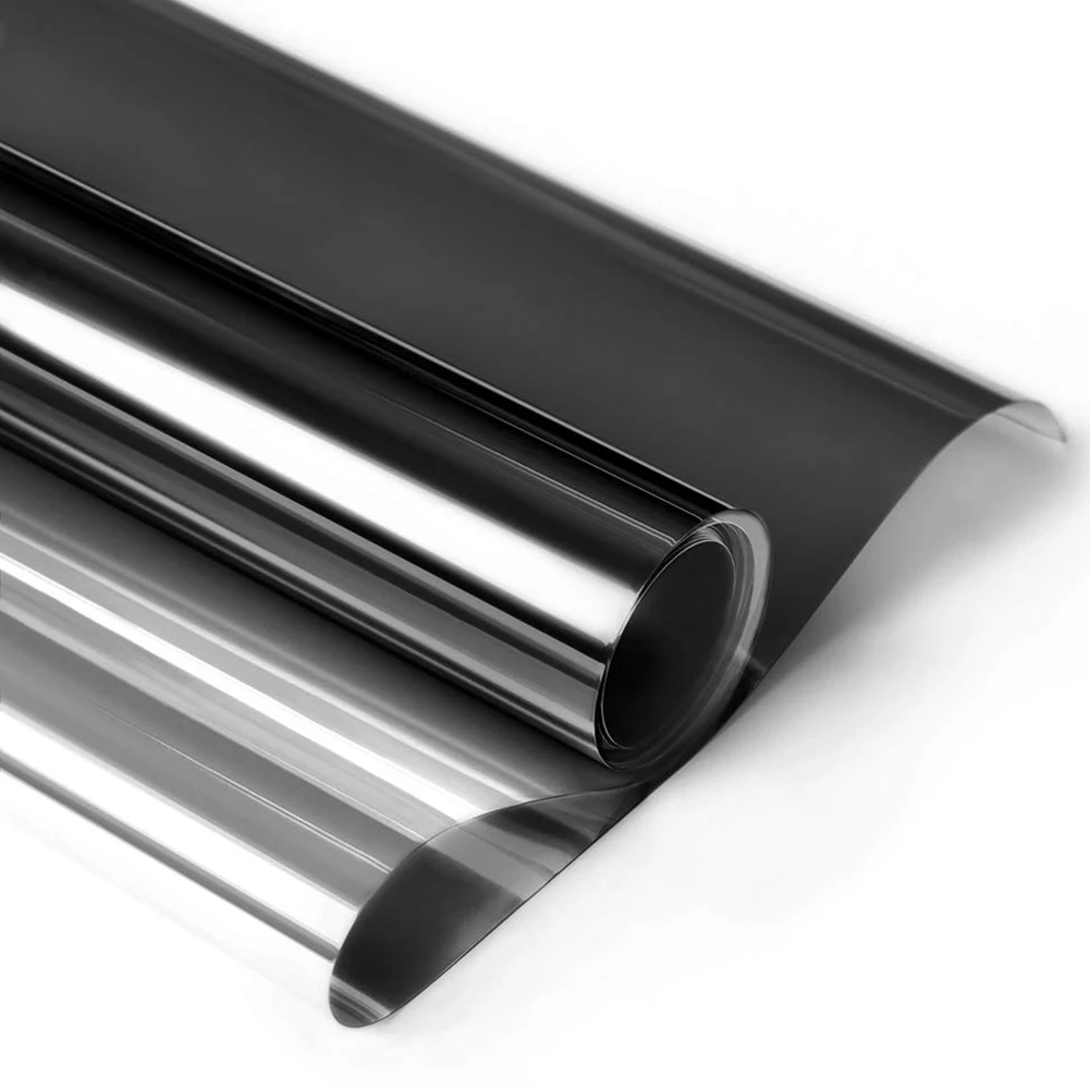 Оконная пленка для защиты от УФ одностороннее зеркало серебро изоляционные