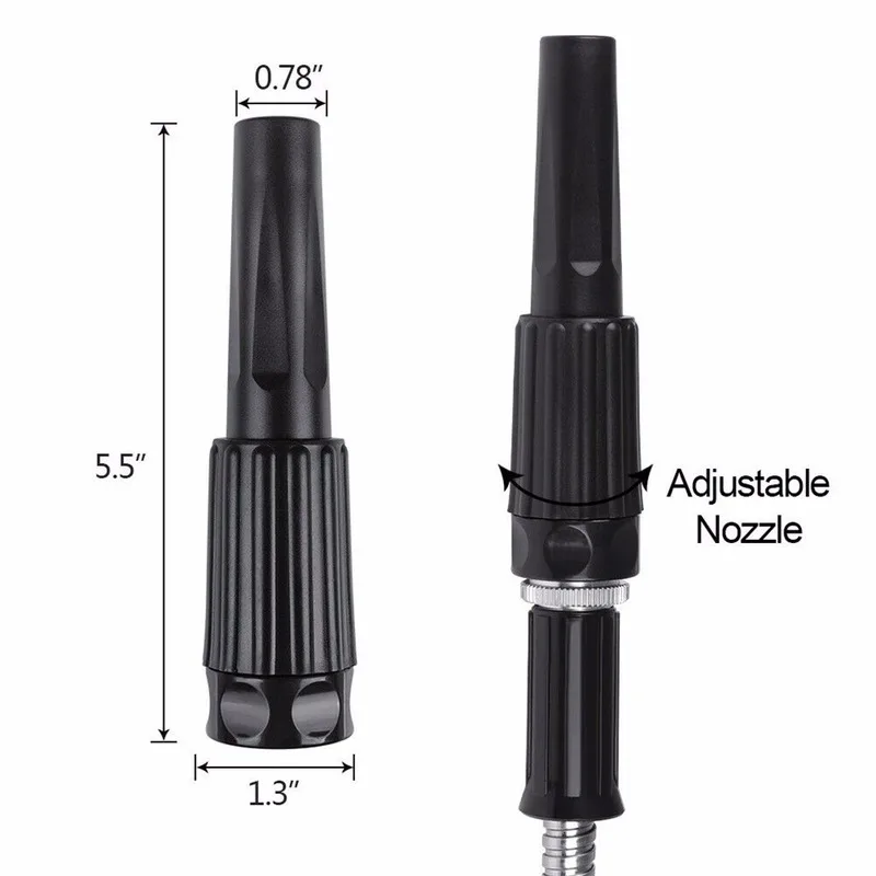 Перевозка груза падения Нержавеющая сталь металлический садовый шланг трубы