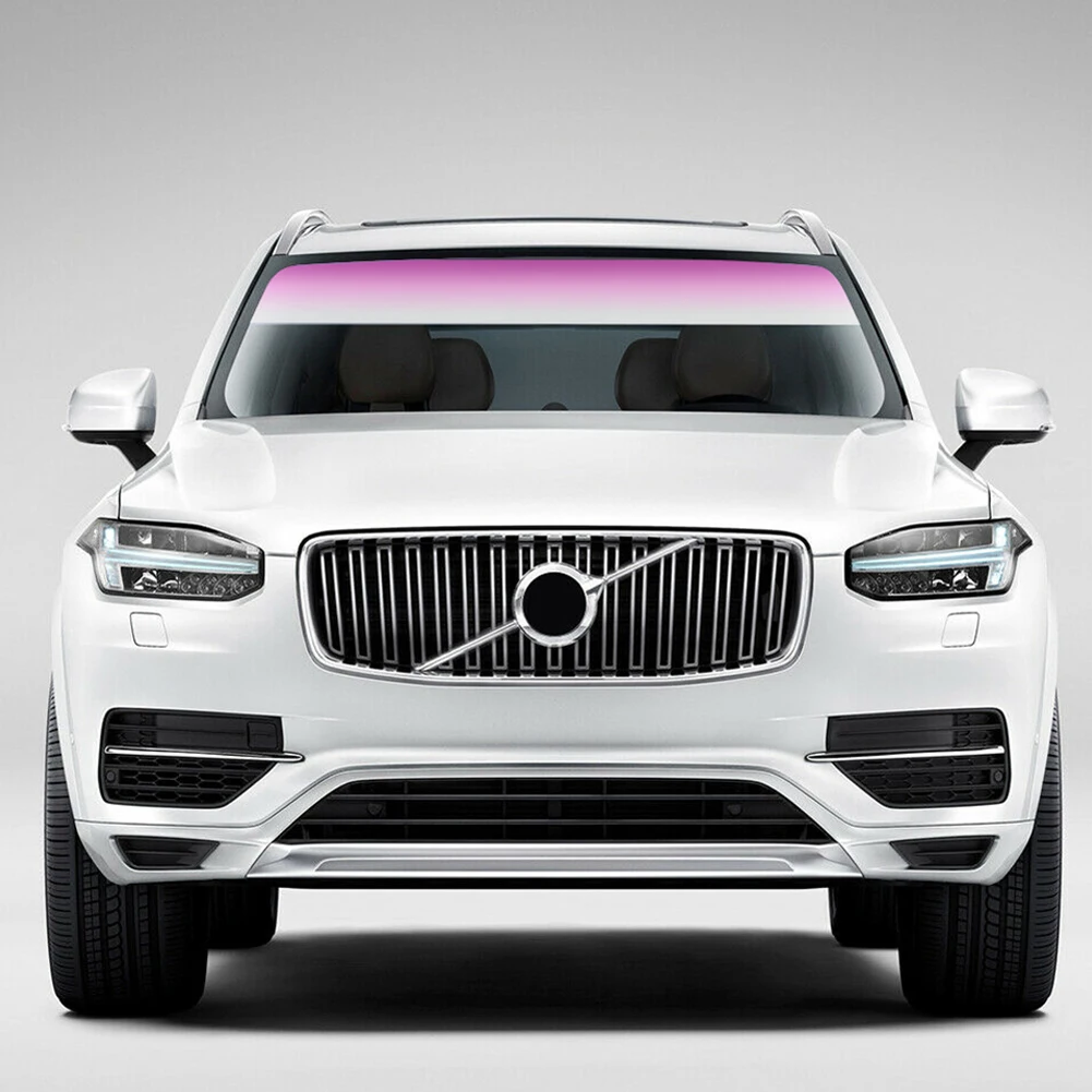 Оконный солнцезащитный козырек для автомобиля полоса тонированная пленка