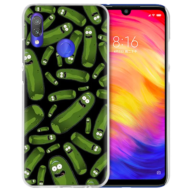 Чехол для Xiaomi Redmi Note 7 7A фотоаппаратов моментальной печати 7S 6 6A 5 Y3 K20 mi 8 до 9 лет CC9 CC9E A1 A2 A3 играть F1 Lite Pro Plus Рик и Морти Pickle Ric