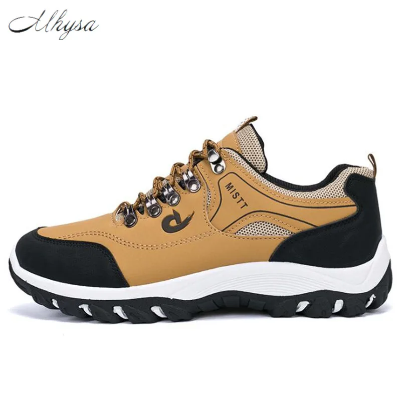

2020 New spring and autumn men's casual shoes hiking men's shoes breathable wear non-slip comfort large size shoes M019
