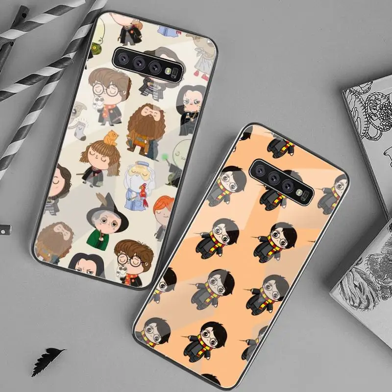 Чехол YJZFDYRM для телефона с рисунком из мультфильма закаленное стекло Samsung S20 Plus S7 S8
