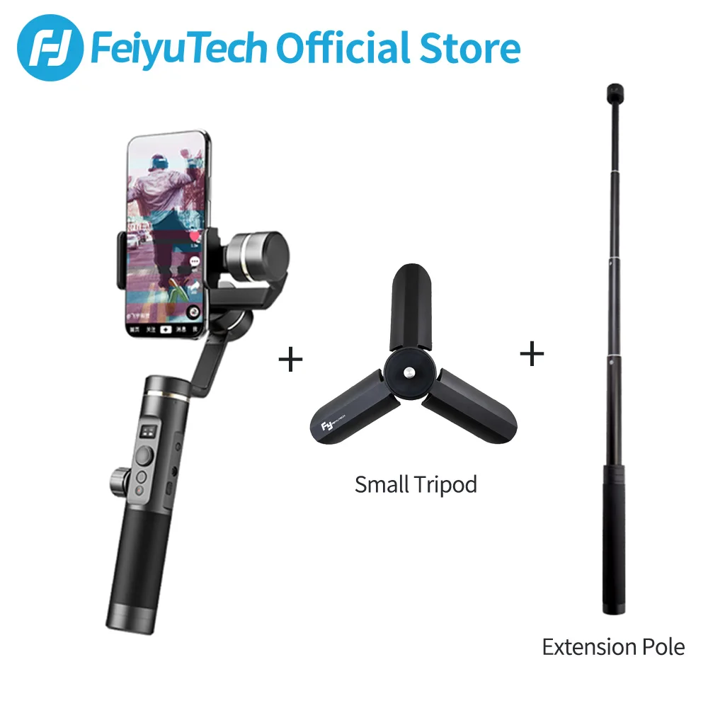 Set 1 FeiyuTech SPG2 карданный 3-осевой Ручной Стабилизатор для смартфона iPhone X 8 7 OPPO samsung ViVO телефоны для смартфона с защитой от брызг - Комплект: Set 1