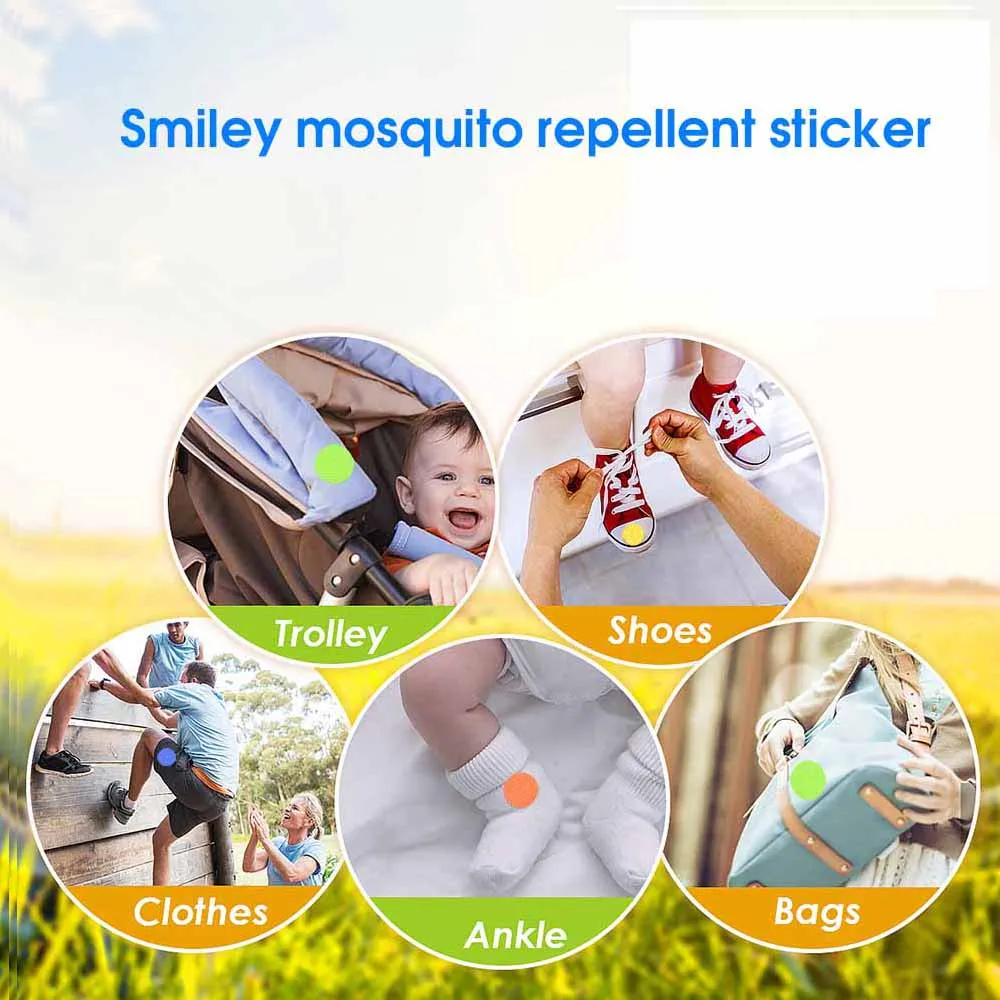 60 шт. наклейки от комаров и насекомых|Репелленты| |