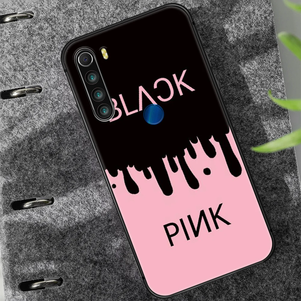

BLACKPINKs Kpop Phone Case Cover Hull For XIAOMI Redmi 7 7a 8 8a 9 10X NOTE 6 7 7s 8 8t 9 9s Pro Max black Hoesjes Tpu