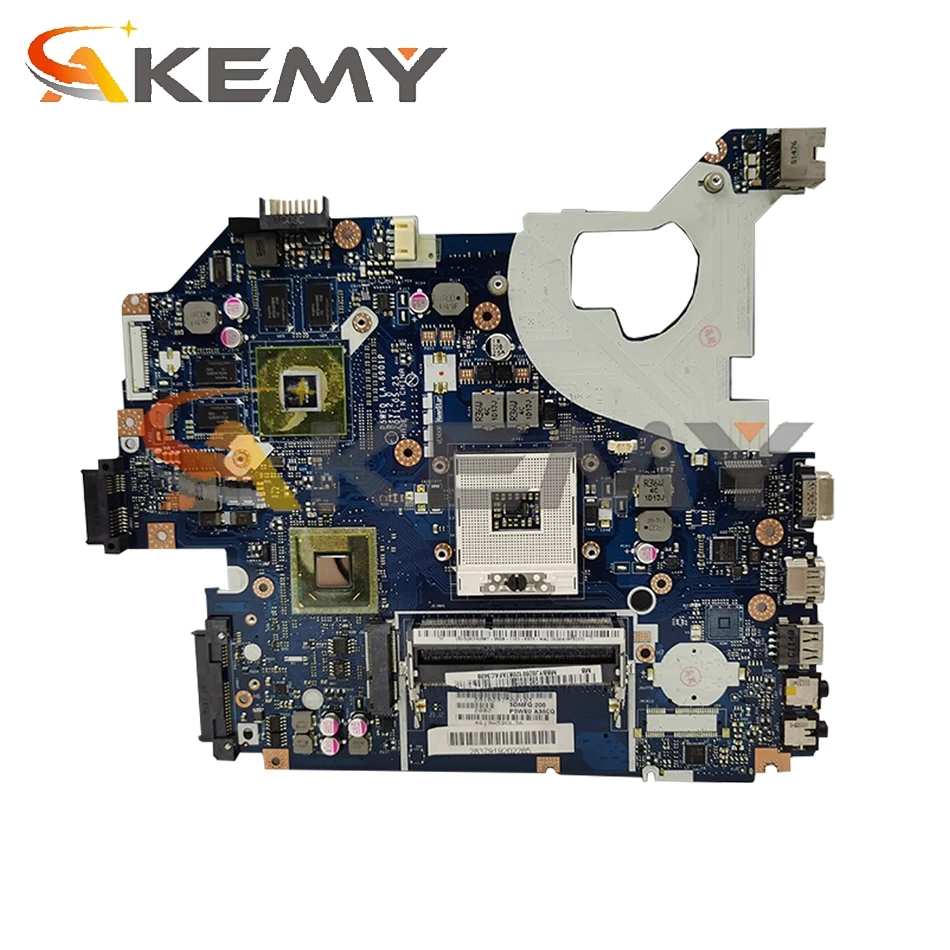 Для ACER Aspire 5750 5755 г Материнская плата ноутбука P5WE0 LA-6901P W/ HM65 DDR3 GT540M/GT630M 2 Гб GPU 100%