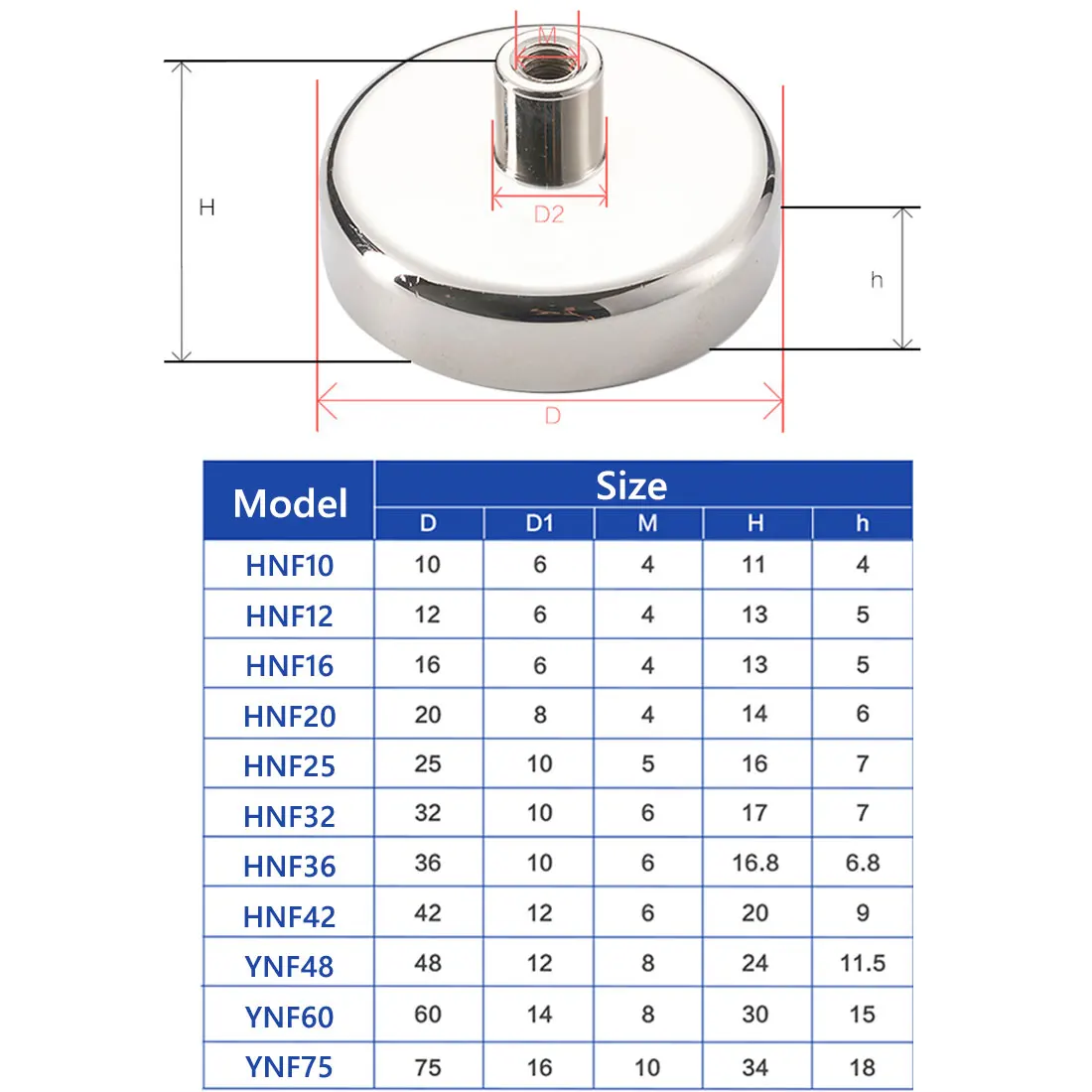 Суперсильный неодимовый магнит рыболовный крючок постоянный мощный круглый для
