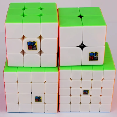 MoYu Yuhu, 2x2x2, 3x3x3, 4x4x4, 5x5x5 Комплект упаковка подарочная коробка кубатуры класс 2x2/oneplus 3/OnePlus x 3 4x4 5x5 магический куб Подарочная коробка MF2 MF3 MF4 MF5 - Цвет: stickerless