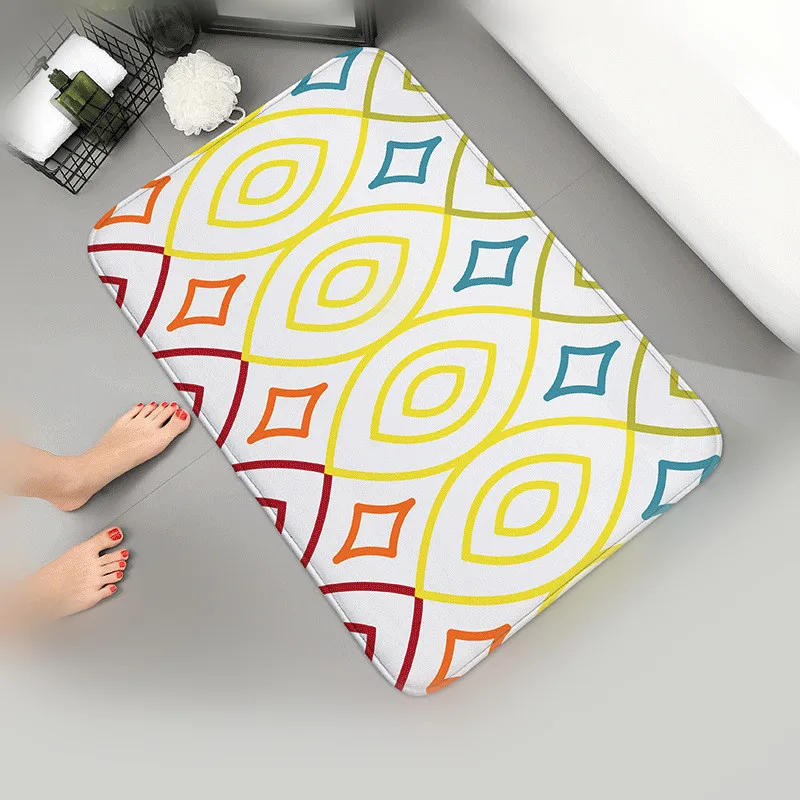 

Eovna Door Mats Entrance Hall Bedroom Floor Mats Bathroom Mats Kitchen Toilet Water Absorption Anti Slip Rug