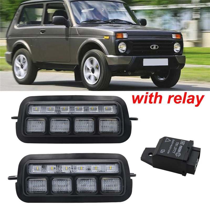 combo A Для Lada Niva 4X4 1995 светодиодный DRL светильник s с белые дневные ходовые огни светильник желтый сигнал поворота Хвост светильник+ 7 дюймовый светодиодный головной светильник кронштейн - Цвет: combo A