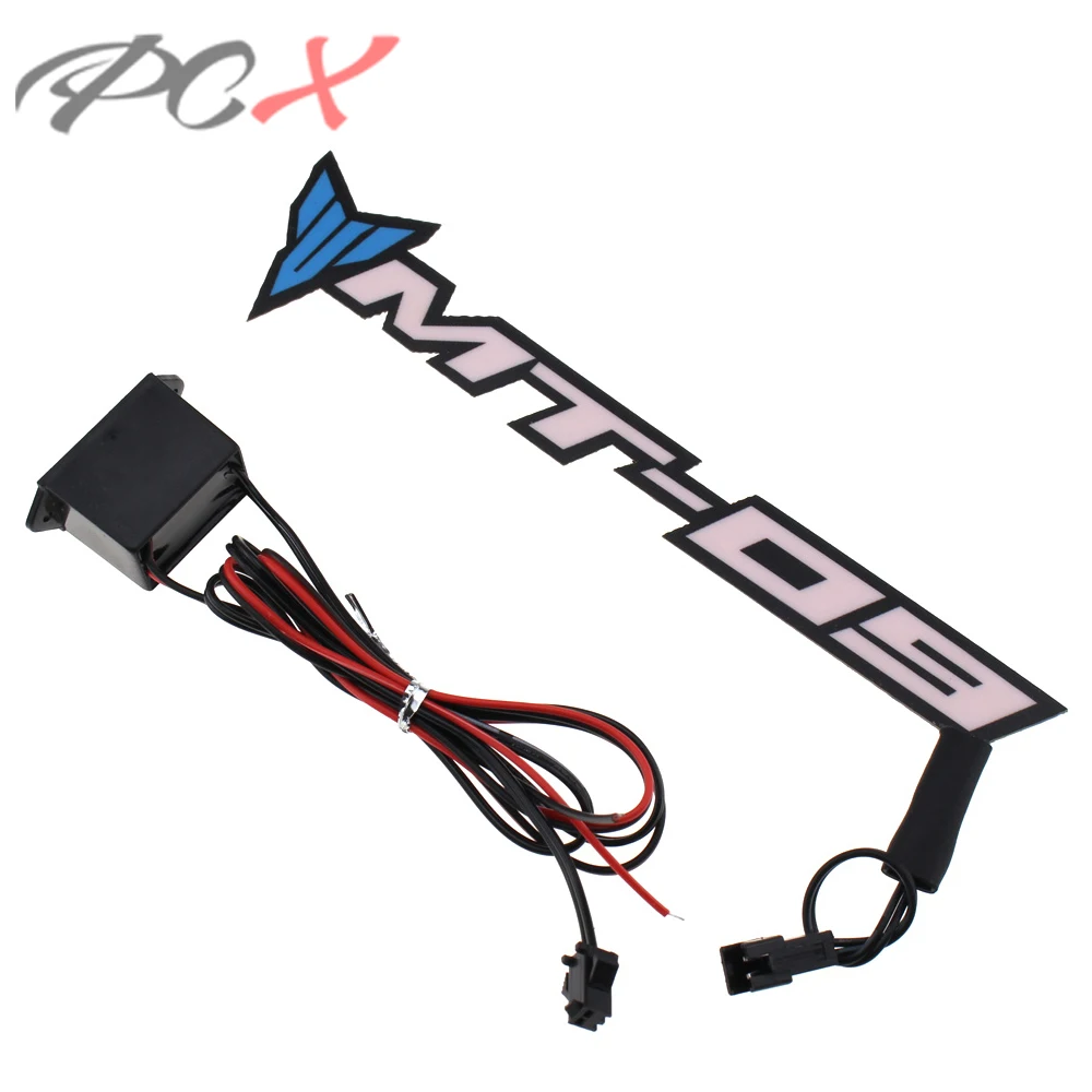 Светодиодные мотоциклетные колеса обтекатель шлем бак Pad украшение логотип