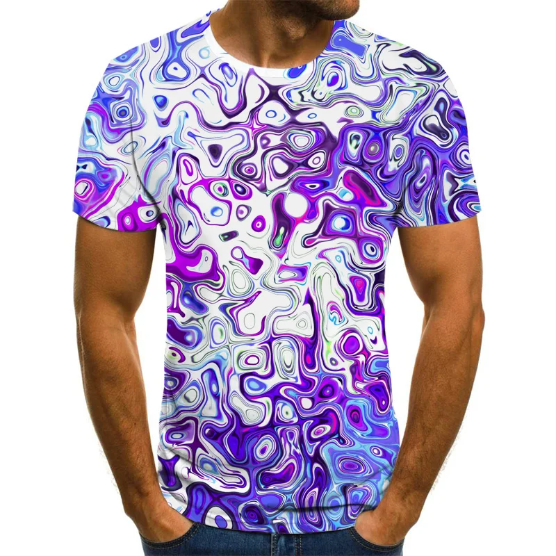 ¡Novedad de 2020! Camiseta divertida manga corta con estampado 3D juegos roles para hombre camisetas verano en 3d | Мужская одежда
