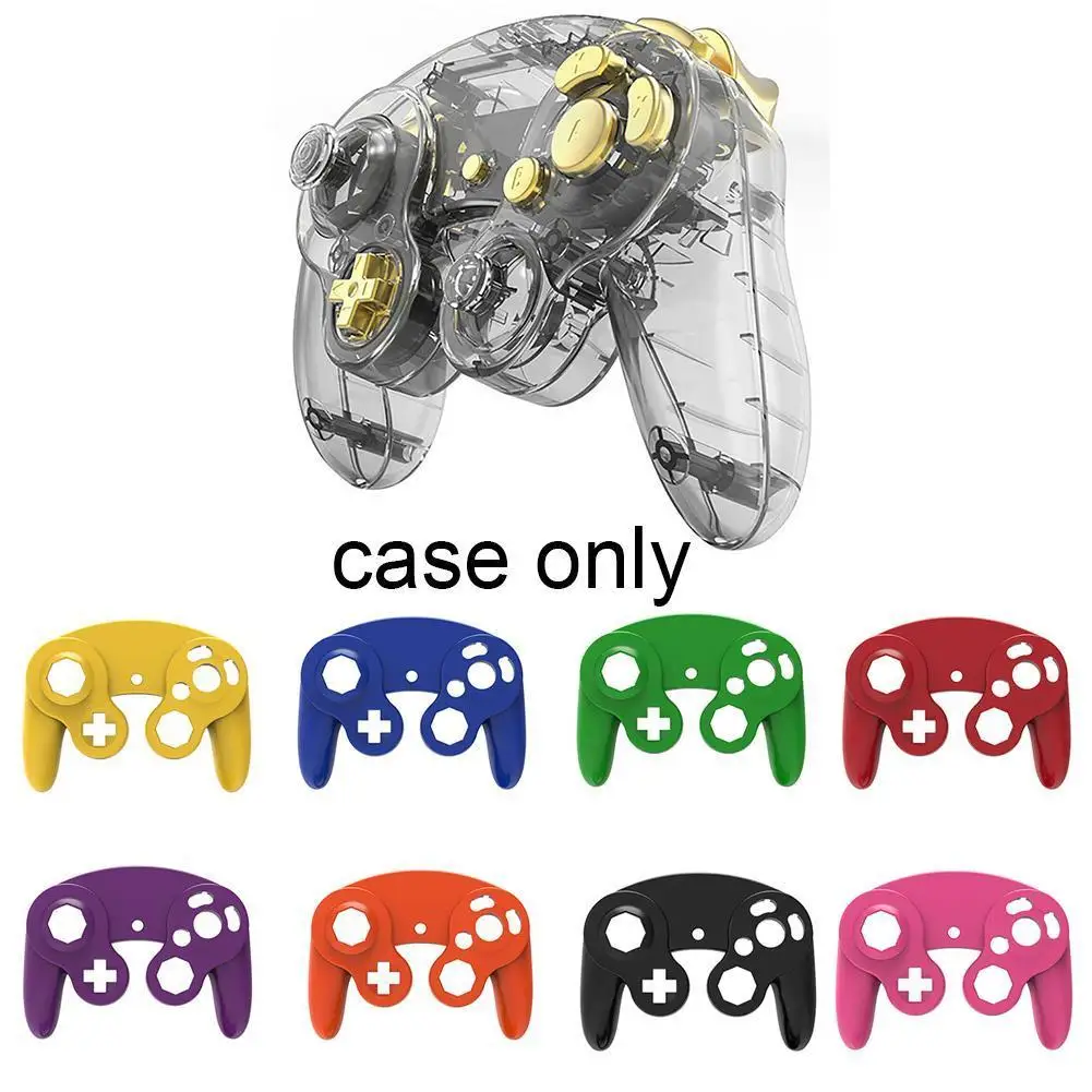 For Nintendo NGC Gamecube Controller Housing Cover Shell Handle Case Replacement Parts Games Handle Protective Accessories