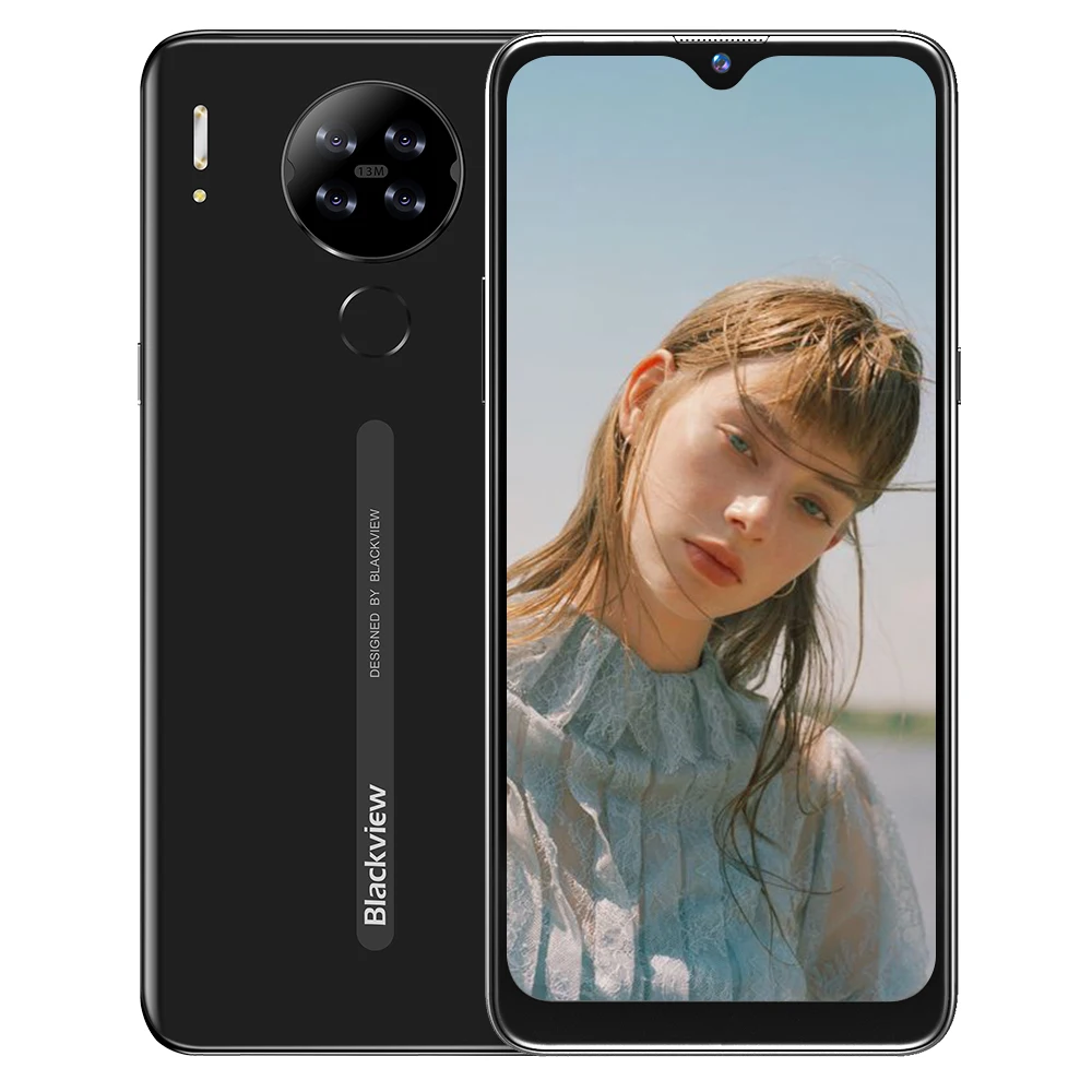 blackview a80s 4gb64gb smartphone 13mp quad camera 4200mah android 10 octa core face id 4g mobile phone fingerprint telephone free global shipping